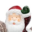 Керамическая фигурка Дед Мороз на коне 35х15х39,8 см