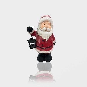 Керамическая фигурка Дед Мороз с фонарем 29х21х46,5 см