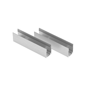 Короб алюминиевый/клипса для Гибкого Неона 8х16мм, длина 5см (цена за 1 шт.)